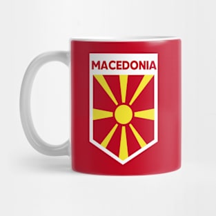 North Macedonia Flag Emblem Mug